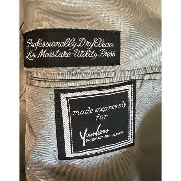 Christian Dior Monsieur Blazer Mens Size 46R Gray Blue Single Breasted Vintage - Picture 8 of 10